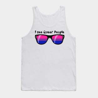 Bisexual Sunglasses - Queer People Tank Top